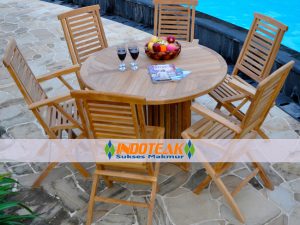 Garden Dinning Furniture Fixed Table